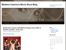 Tablet Screenshot of blog.madame-catarina.com